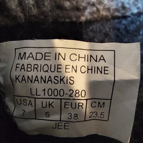 Sorel Kananaskis Women Snow Winter Leather Boots LL1000-280 Brown Black Size 7 - Picture 6 of 6